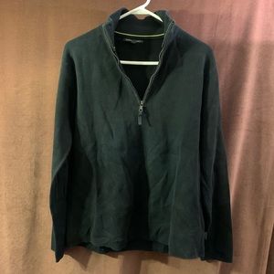 Banana Republic Black Quarter Zip Sweater. Size M.